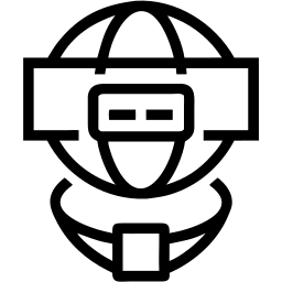 globe line icon