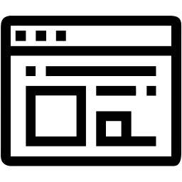website line icon