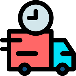 Lieferwagen lineal farbe Icon