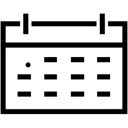 تقويم line أيقونة