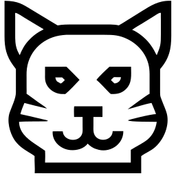 кот линия иконка