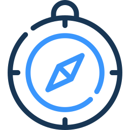 compass two color icon