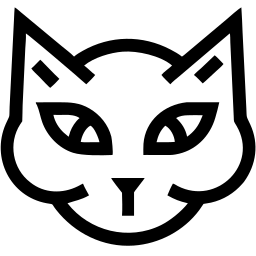 кот линия иконка
