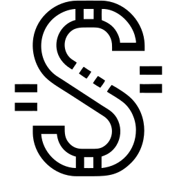 货币 线条 图标