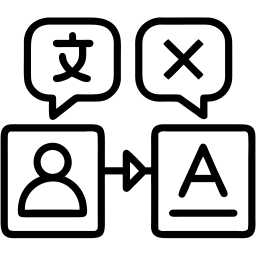 翻译 线条 图标