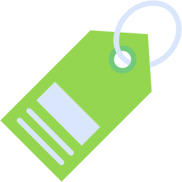 price tag flat icon