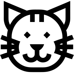 кот линия иконка