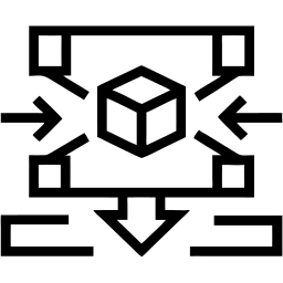 trasferimento dati linea icona