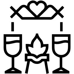wine line icon