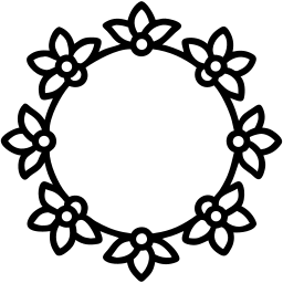 lingkaran line ikon