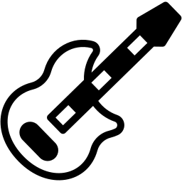 electric guitar duotone icon