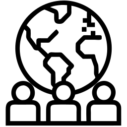 全球的 line 图标