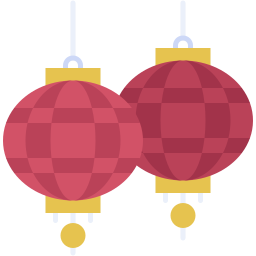 lantern flat icon