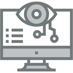 Análisis de datos two-color icono