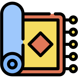 picnic blanket lineal-color icon
