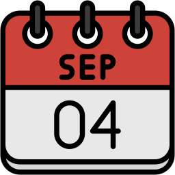 september lineal color icon