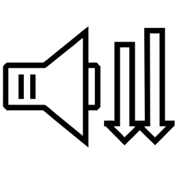 volume down line icon