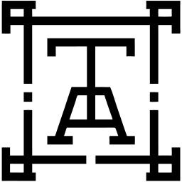 monogram line icon
