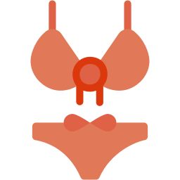 bikini flat icon