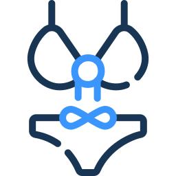 bikini two color icon