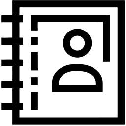 地址簿 line 图标