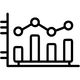 gráfico line ícone