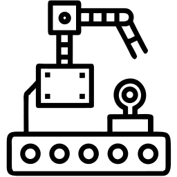 Robotik linie Icon