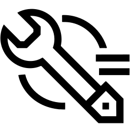 扳手 line 图标