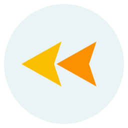 rewind flat icon