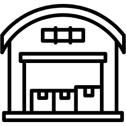 warehouse line icon