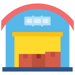 warehouse flat icon