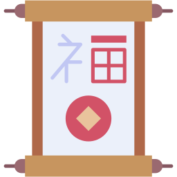 scroll flat icon