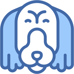 dog two color icon