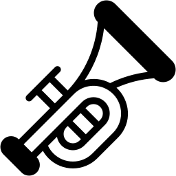 trombeta duotone ícone