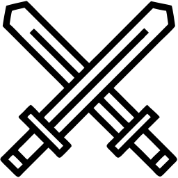 Schwerter line Icon
