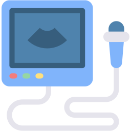 ultrasound flat icon