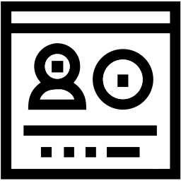 用户个人资料 线条 图标