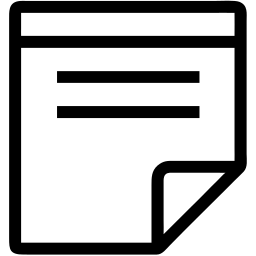 paper line icon