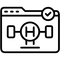 oil rig line icon