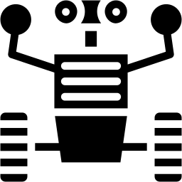 robot filled icon