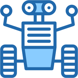 robot two color icon