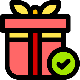 regalo color lineal icono