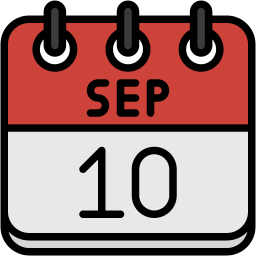 calendar lineal color icon
