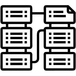 data flow line icon
