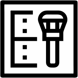 飞机场 线条 图标