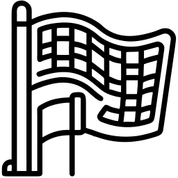 终点线 线条 图标