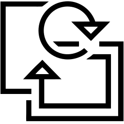 نقل البيانات line أيقونة