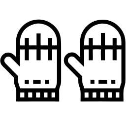 gloves line icon