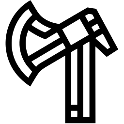 斧头 line 图标