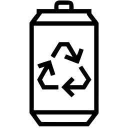 recycling line icon